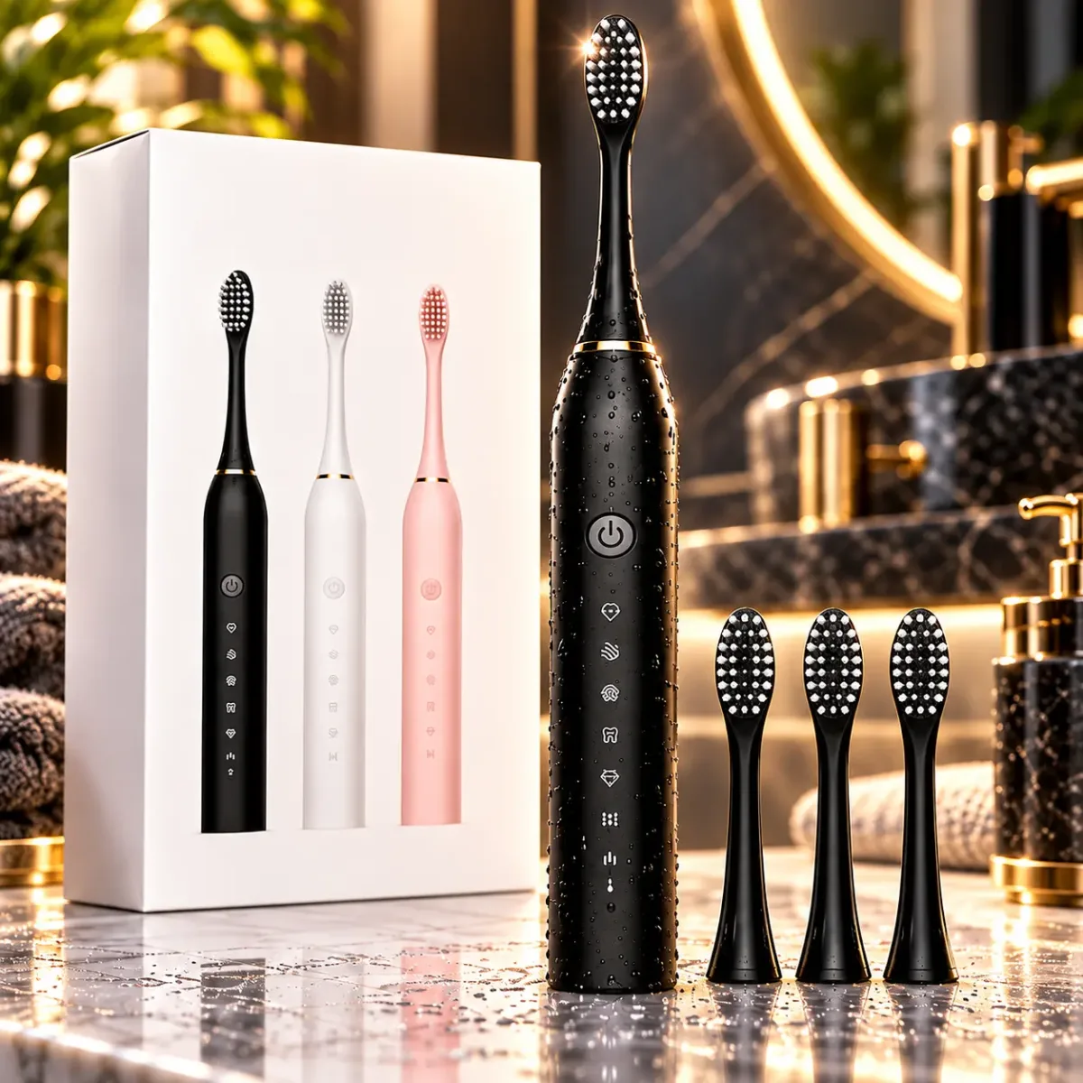 DENTOVA™ — Cepillo Dental Eléctrico Premium